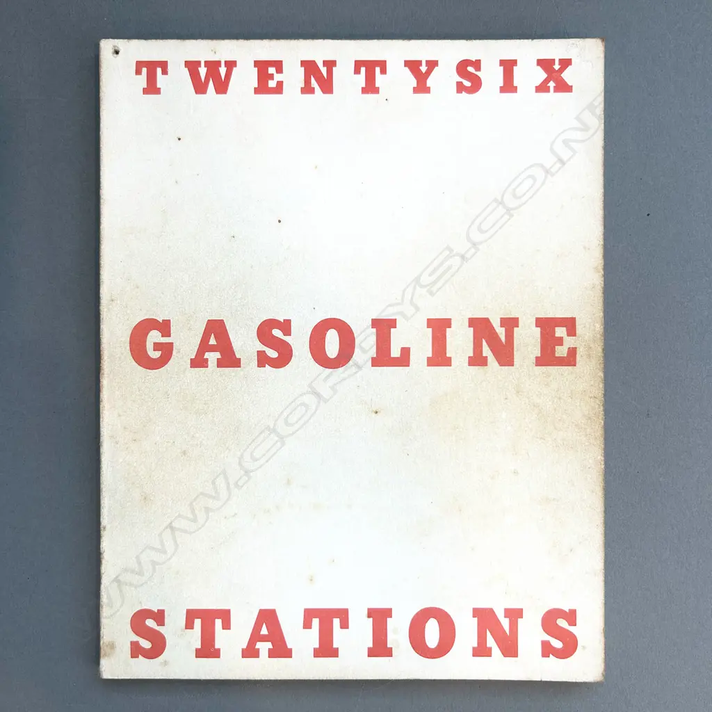 EDWARD RUSCHA: TWENTY SIX GASOLINE STATIONS Image 1++